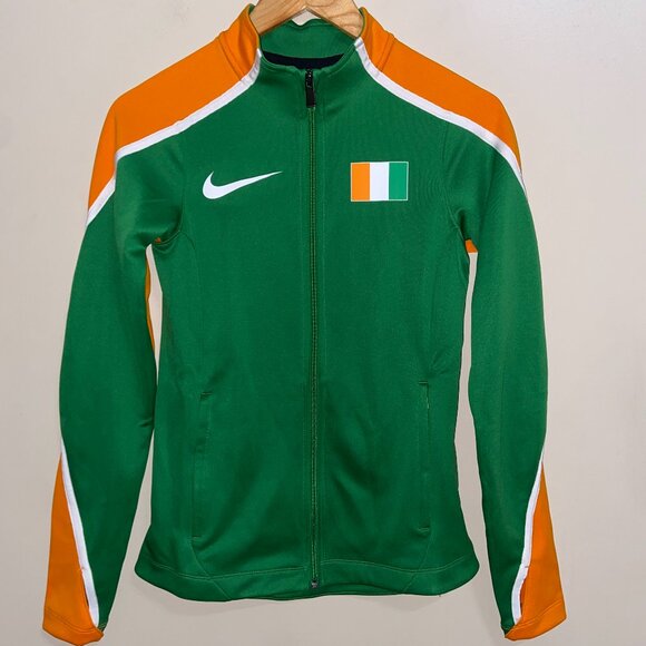 Nike Pro Elite Cote Divoire Team Issue Track & Field Jacket Womens XS 801499 NEW